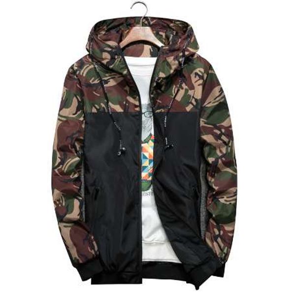 men bomber jacket thin slim long sleeve camouflage military jackets hooded windbreaker zipper outwear army brand clothing, Black;brown
men bomber jacket thin slim long sleeve camouflage military jackets hooded windbreaker zipper outwear army brand clothing, Black;brown
