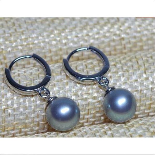 2018 a pair of 8-9mm south sea gray drop pearl earring 925 sterling silver hoop, Golden
2018 a pair of 8-9mm south sea gray drop pearl earring 925 sterling silver hoop, Golden