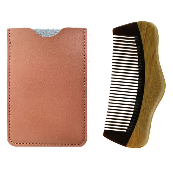 10pcs/lot new horn wood beard comb & leather case set green sandalwood body buffalo horn fine tooth travel carry hair makeup styling comb
10pcs/lot new horn wood beard comb & leather case set green sandalwood body buffalo horn fine tooth travel carry hair makeup styling comb
