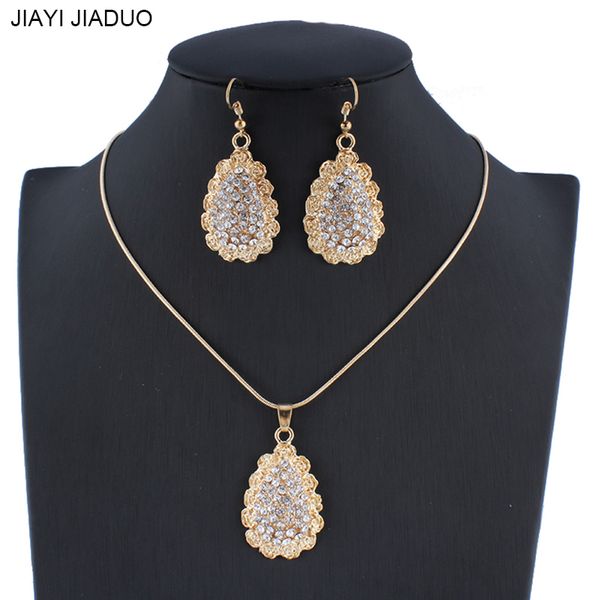 jiayijiaduo dubai women's jewelry set necklace earrings drop pendant set of gold / white color accessories, Silver
jiayijiaduo dubai women's jewelry set necklace earrings drop pendant set of gold / white color accessories, Silver