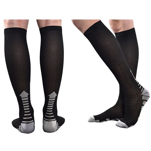 2 pairs men women graduated compression socks athletic performance long stockings for fast recovery,running,fitness,bicycling, Black
2 pairs men women graduated compression socks athletic performance long stockings for fast recovery,running,fitness,bicycling, Black