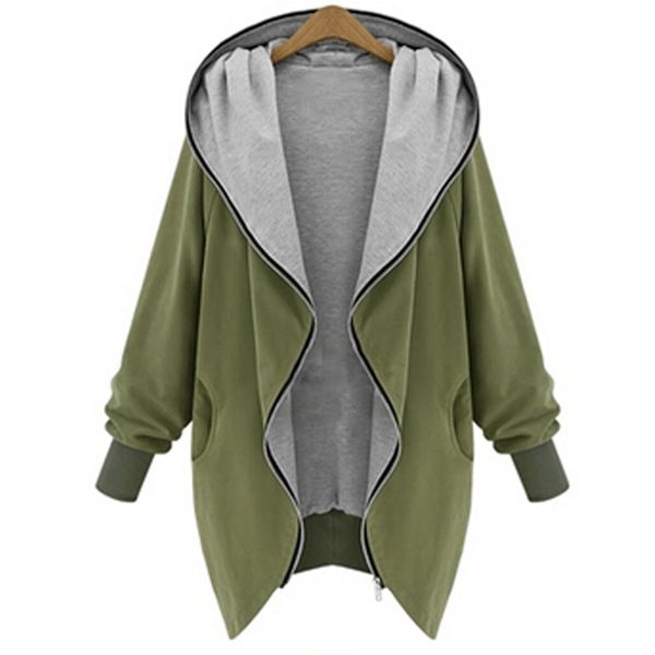 wholesale- 2017 feminine coat large size women jacket autumn batwing sleeve slim hooded zipper cardigan coat female jacket, Tan;black
wholesale- 2017 feminine coat large size women jacket autumn batwing sleeve slim hooded zipper cardigan coat female jacket, Tan;black