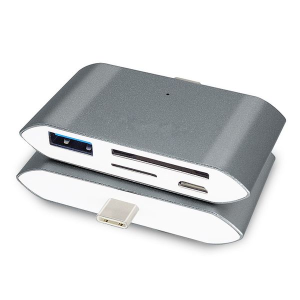 4 in 1 type-c otg usb-c card reader flash drive multi-card otg reader micro sd & tf memory usb card reader adapter for huawei mate10 p20 p9
4 in 1 type-c otg usb-c card reader flash drive multi-card otg reader micro sd & tf memory usb card reader adapter for huawei mate10 p20 p9