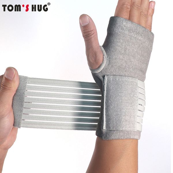 tom's hug professional sports wristbands wrist support 1 pair pressurizable bandage palm protect wrist brace wristband grey, Black;red
tom's hug professional sports wristbands wrist support 1 pair pressurizable bandage palm protect wrist brace wristband grey, Black;red
