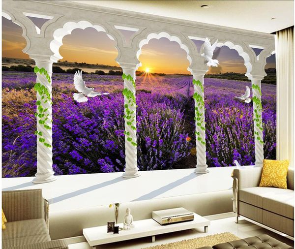 custom p wallpaper 3d stereo fantasy 3 d provence purple lavender wallpaper mural painting for living room tv setting wall
custom p wallpaper 3d stereo fantasy 3 d provence purple lavender wallpaper mural painting for living room tv setting wall
