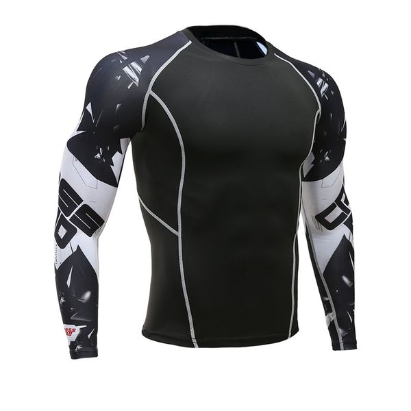 long sleeve sport shirt men quick dry men's running t-shirts fitness sportswear gym training shirt rashgard soccer jersey, Black;blue
long sleeve sport shirt men quick dry men's running t-shirts fitness sportswear gym training shirt rashgard soccer jersey, Black;blue