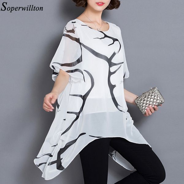 2018 new summer blouse shirt short sleeve chiffon loose ladies plus size women clothing 5xl blusas femme casual fashion ds1, White
2018 new summer blouse shirt short sleeve chiffon loose ladies plus size women clothing 5xl blusas femme casual fashion ds1, White