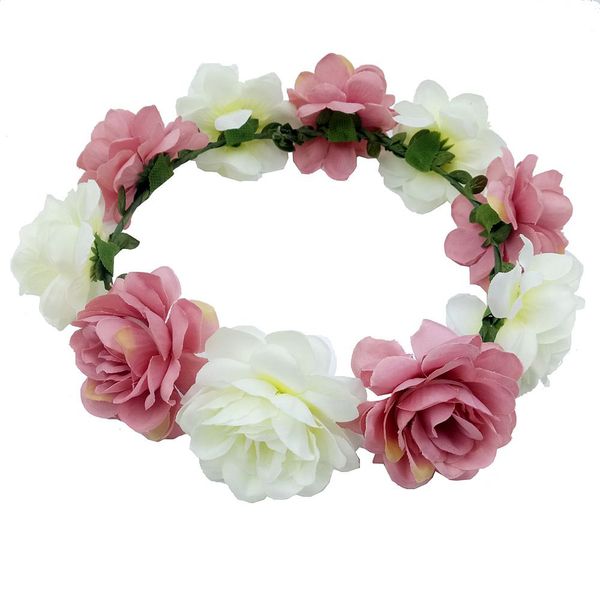 fashion women wedding hair flower garland crowns headband floral wreath hair band, Golden;white
fashion women wedding hair flower garland crowns headband floral wreath hair band, Golden;white