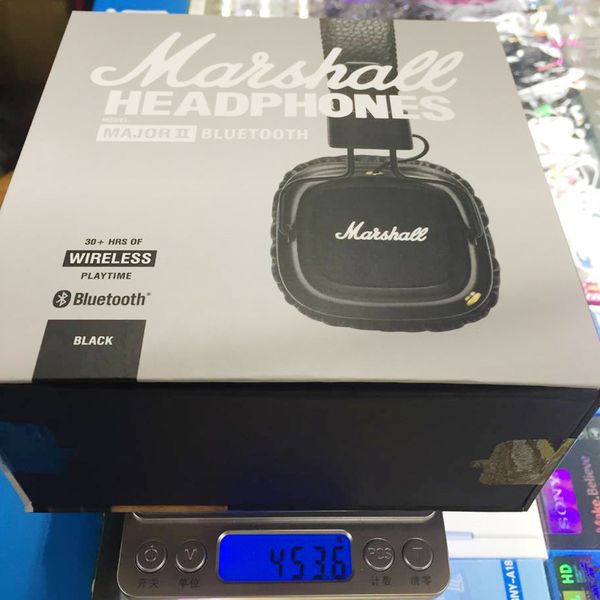 Refurbished Marshall Major II 2.0 Bluetooth Wireless Headphones in Black DJ Studio Headphones Deep Bass Noise Isolating headset for iPhone
Refurbished Marshall Major II 2.0 Bluetooth Wireless Headphones in Black DJ Studio Headphones Deep Bass Noise Isolating headset for iPhone