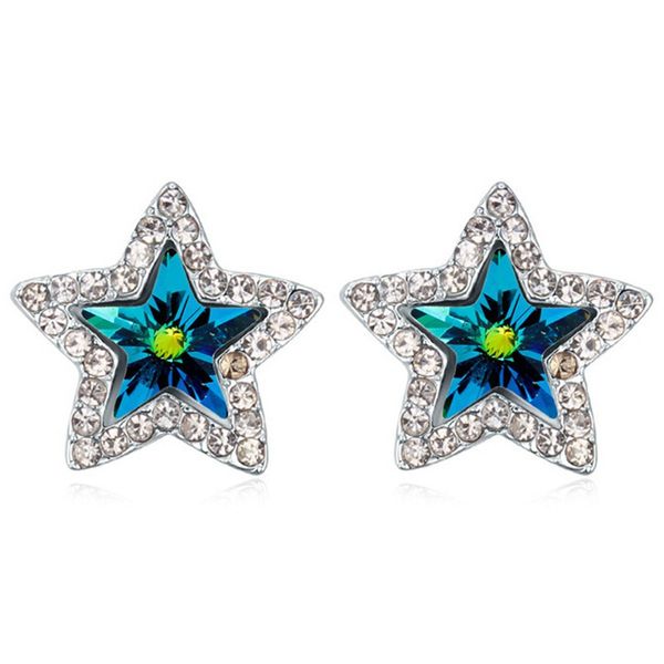 star crystal stud earrings for women fashion jewelry crystal from swarovski elements female ladies accessories 18544, Golden;silver
star crystal stud earrings for women fashion jewelry crystal from swarovski elements female ladies accessories 18544, Golden;silver