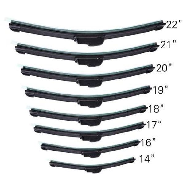 universal u-type soft frameless bracketless rubber car windshield wiper blade car styling
universal u-type soft frameless bracketless rubber car windshield wiper blade car styling