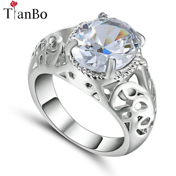 tianbo fashion hollow-carved style red/white zircon size 6 rings for women silver / black gold colour wedding party ring jewelry, Golden;silver
tianbo fashion hollow-carved style red/white zircon size 6 rings for women silver / black gold colour wedding party ring jewelry, Golden;silver