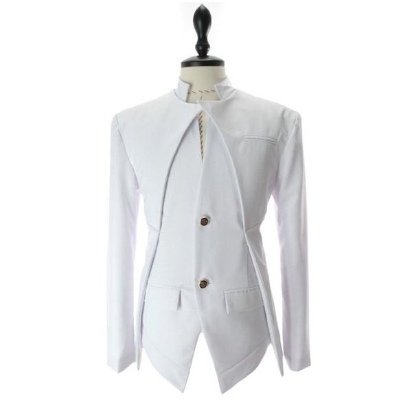new fashion mens suits mens blazer casual business british style slim stylish fashion jacket black grey white size m-2xl, White;black
new fashion mens suits mens blazer casual business british style slim stylish fashion jacket black grey white size m-2xl, White;black