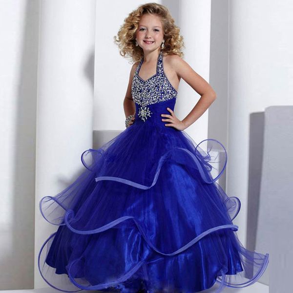 pageant kids gown blue beading flower girl dresses for wedding girl' floor length child party birthday dress, White;blue
pageant kids gown blue beading flower girl dresses for wedding girl' floor length child party birthday dress, White;blue