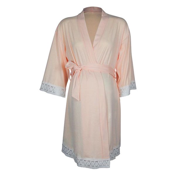 women's sleepwear pregnant women maternity 3/4 sleeve lace trim bandage nightgown robe, Black;red
women's sleepwear pregnant women maternity 3/4 sleeve lace trim bandage nightgown robe, Black;red