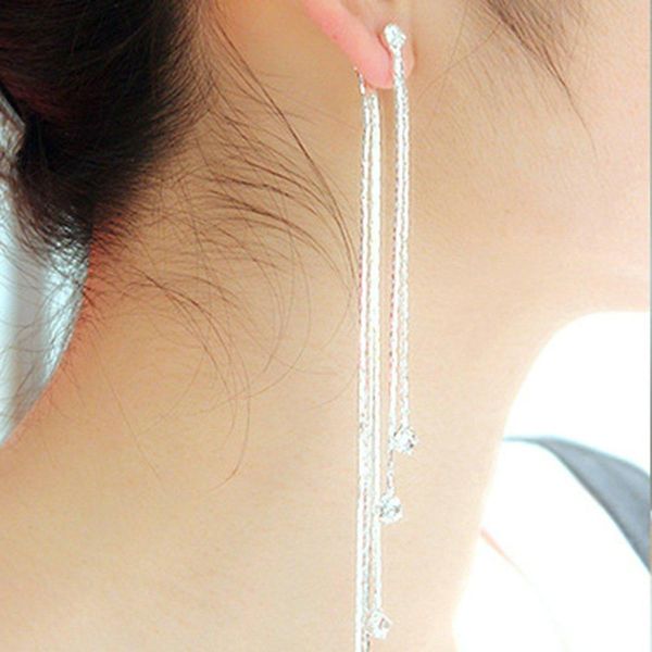 2018 Brand New Fashion Rhinestone Crystal Drop Earring Statement Dangle Long Tassel Earrings Pendientes Summer Style
2018 Brand New Fashion Rhinestone Crystal Drop Earring Statement Dangle Long Tassel Earrings Pendientes Summer Style