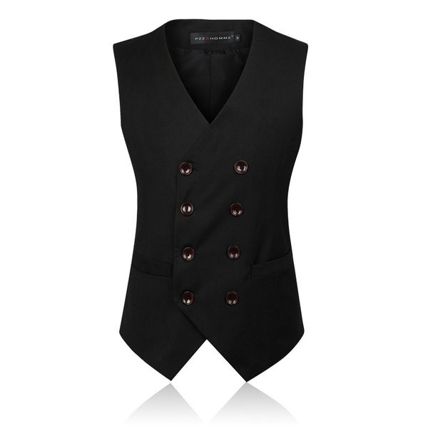 Polyester Men Vest England Style Solid Double Breasted Suit for Gentlemen Size S-6XL Wsistcoat High Quality New Men
Polyester Men Vest England Style Solid Double Breasted Suit for Gentlemen Size S-6XL Wsistcoat High Quality New Men