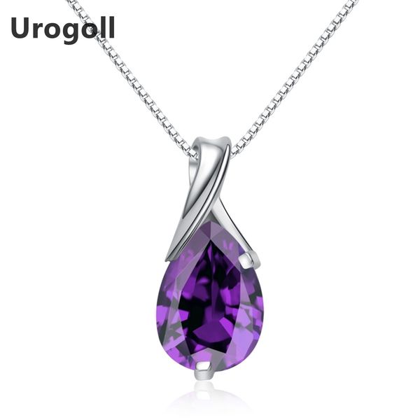 new fine necklaces women fashion silver 925 jewelry romantic purple crystal water drop pendant necklaces lovers female jewelry
new fine necklaces women fashion silver 925 jewelry romantic purple crystal water drop pendant necklaces lovers female jewelry