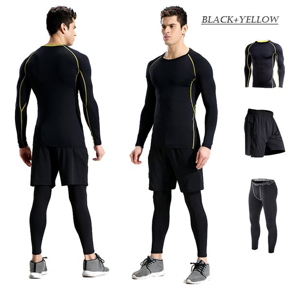 2019 running set men's gym clothes stretchy compression tights sportswear fitness training sports jogging suits 3 in1 set #17100, Black;blue
2019 running set men's gym clothes stretchy compression tights sportswear fitness training sports jogging suits 3 in1 set #17100, Black;blue