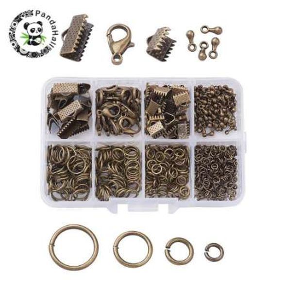 1box jewelry findings for diy with alloy lobster claw clasps, iron ribbon ends, brass jump rings,alloy drop end pieces, Silver
1box jewelry findings for diy with alloy lobster claw clasps, iron ribbon ends, brass jump rings,alloy drop end pieces, Silver