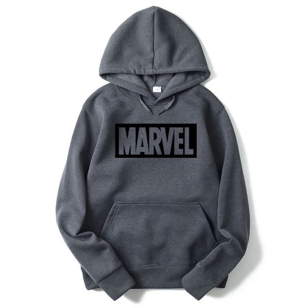 2017 new brand marvel (marvel) men's hoodie sweatshirt with a dark grey blazer, Black
2017 new brand marvel (marvel) men's hoodie sweatshirt with a dark grey blazer, Black