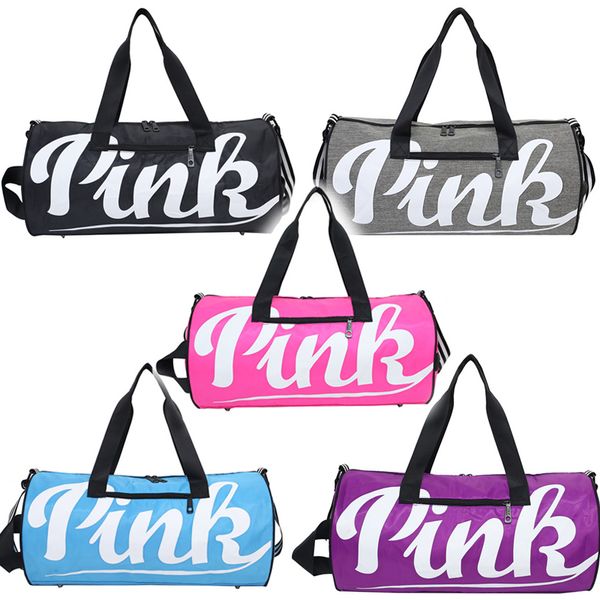 Women Handbags PINK Letter Handbags Large Capacity Travel Duffle Shoulder Bags Striped Waterproof Beach Bag 5 Colors
Women Handbags PINK Letter Handbags Large Capacity Travel Duffle Shoulder Bags Striped Waterproof Beach Bag 5 Colors