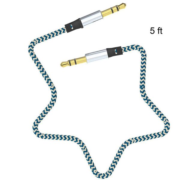 Car Audio AUX Extention Cable Nylon Braided 3ft 1M wired Auxiliary Stereo Jack 3.5mm Male Lead for Apple Andrio Mobile Phone Speaker 500PC
Car Audio AUX Extention Cable Nylon Braided 3ft 1M wired Auxiliary Stereo Jack 3.5mm Male Lead for Apple Andrio Mobile Phone Speaker 500PC
