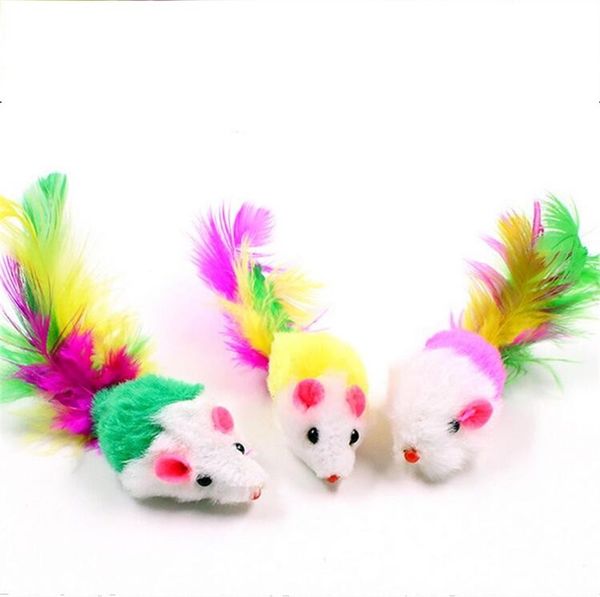 

Плюшевая мышь Cat Toy Cute Colorful Teasing Cats Dog Pet Toys Мягкий Комфорт Флис Ложный котенок Plaything Легко чистить 0 58hz Y