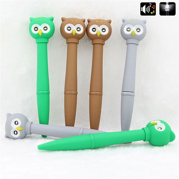1pc novelty voice light ballpoint pen kawaii owl multifunctional electronic school supplies writing pen for kids stationery gift, Blue;orange
1pc novelty voice light ballpoint pen kawaii owl multifunctional electronic school supplies writing pen for kids stationery gift, Blue;orange