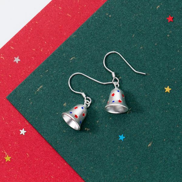 christmas bells earrings 100% real 925 sterling silver earrings silver jewelry, Golden;silver
christmas bells earrings 100% real 925 sterling silver earrings silver jewelry, Golden;silver