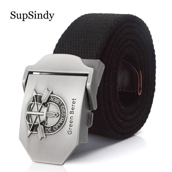 supsindy men&women canvas belt luxury green beret metal buckle jeans waist belt army tactical belts for men strap male, Black;brown
supsindy men&women canvas belt luxury green beret metal buckle jeans waist belt army tactical belts for men strap male, Black;brown