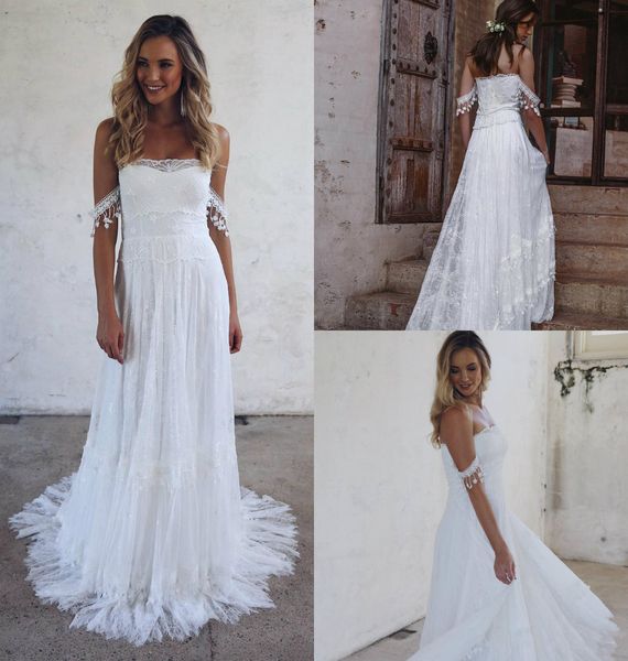2019 дешевые свадебные платья с плеча кружева линия развертки поезд boho на заказ чешский свадебное платье кисточкой плюс размер свадебное п, White
2019 дешевые свадебные платья с плеча кружева линия развертки поезд boho на заказ чешский свадебное платье кисточкой плюс размер свадебное п, White