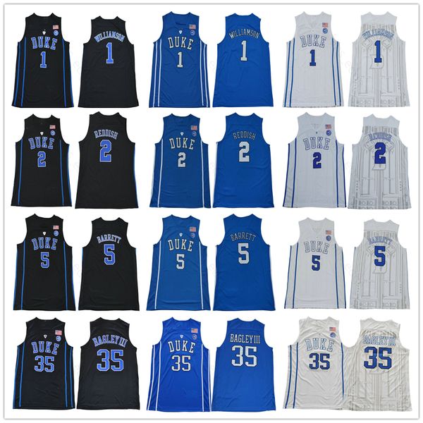 ncaa duke blue devils college 1 zion williamson 2 cam reddish 5 rj barrett marvin 35 bagley iii tatum irving stitched basketball jersey, Black
ncaa duke blue devils college 1 zion williamson 2 cam reddish 5 rj barrett marvin 35 bagley iii tatum irving stitched basketball jersey, Black