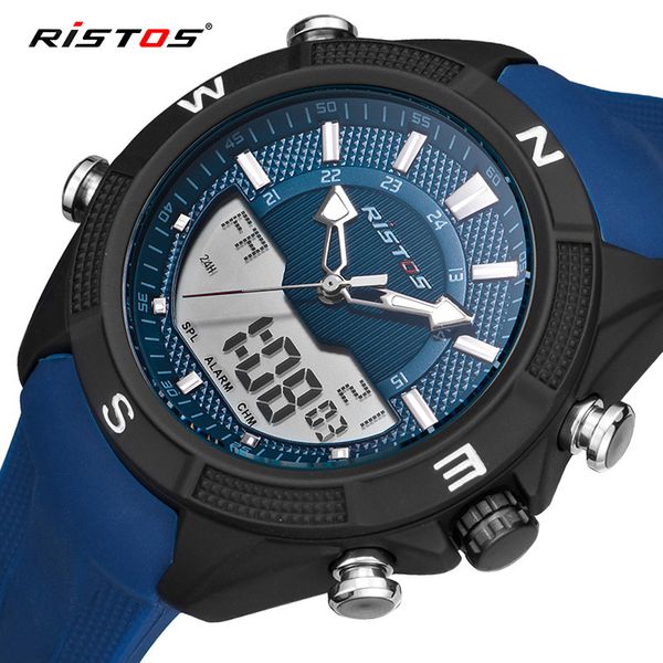 ristos brand male chronograph watch relojes masculino hombresilicone strap men sports watches analog multifunction wristwatch, Slivery;brown
ristos brand male chronograph watch relojes masculino hombresilicone strap men sports watches analog multifunction wristwatch, Slivery;brown