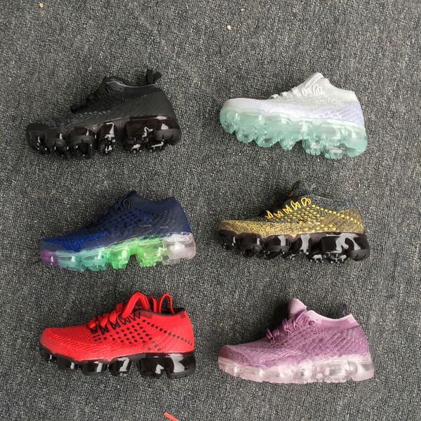 

nike air max airmax vapormax 2018 Вапормакс Детская обувь Скейт-мальчики Девочки кроссовки Детская обувь Малыш Спортивные спортивные туфли Размер EUR 28-35