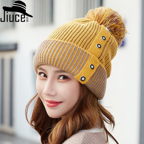 new korean version velvet and thickened knitted hats women winter hat two-color stitching curled wool ball cap beanies, Blue;gray
new korean version velvet and thickened knitted hats women winter hat two-color stitching curled wool ball cap beanies, Blue;gray