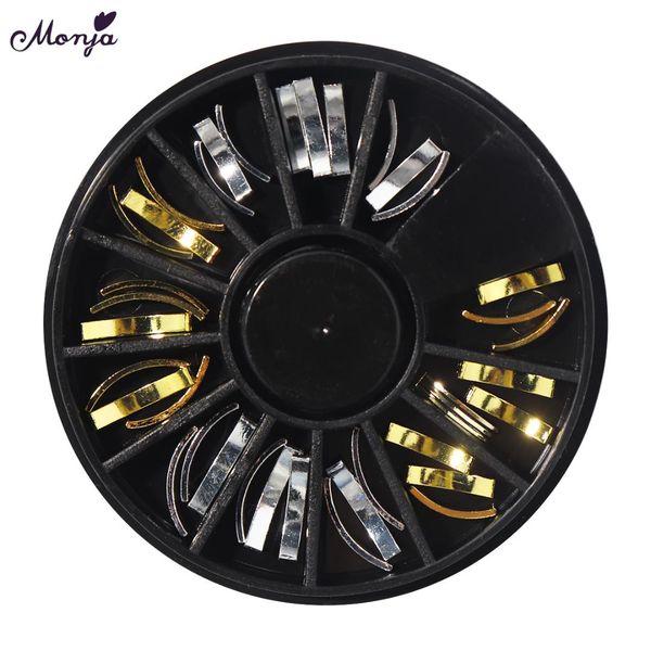 monja nail art shiny gold silver arc metal strips rivet studs 3d diy charm decoration accessories wheel, Silver;gold
monja nail art shiny gold silver arc metal strips rivet studs 3d diy charm decoration accessories wheel, Silver;gold