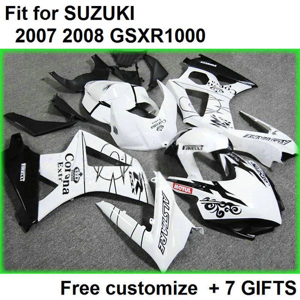 fairing kit for suzuki gsxr1000 07 08 white black fairings set gsxr1000 2007 2008 df77
fairing kit for suzuki gsxr1000 07 08 white black fairings set gsxr1000 2007 2008 df77