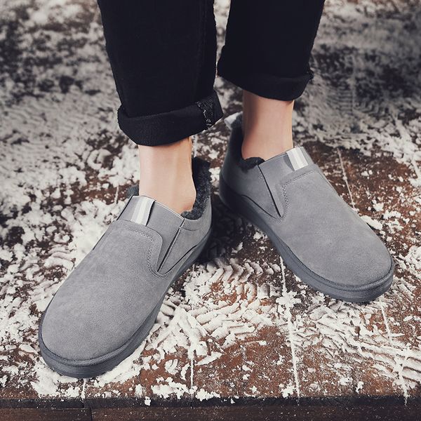 winter shoes men cotton shoes plus velvet warm snow boots suede thick-soled cotton boots work botas masculina ag469, Black
winter shoes men cotton shoes plus velvet warm snow boots suede thick-soled cotton boots work botas masculina ag469, Black