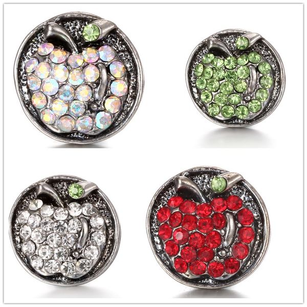 4colors metal rhinestone apple snap buttons for 18mm snap button necklace bracelet for women snaps jewelry
4colors metal rhinestone apple snap buttons for 18mm snap button necklace bracelet for women snaps jewelry