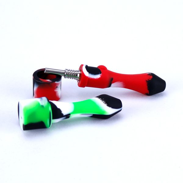 Силиконовый Коллектор Kit Курение Hand Трубы с GR2 Titanium Nail Dab Стро нефтяных вышками для сухой травы Wax Oil Бонг 10colors DHL
Силиконовый Коллектор Kit Курение Hand Трубы с GR2 Titanium Nail Dab Стро нефтяных вышками для сухой травы Wax Oil Бонг 10colors DHL