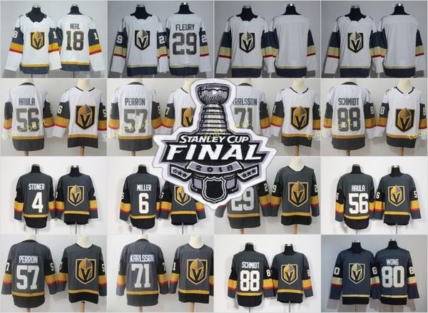 2018 2019 Stanley Cup Vegas Golden Knights 29 Marc-Andre Fleury Clayton Stoner 6 Colin Miller 80 Wong 81 Jonathan Marchessault 18 James Neal
2018 2019 Stanley Cup Vegas Golden Knights 29 Marc-Andre Fleury Clayton Stoner 6 Colin Miller 80 Wong 81 Jonathan Marchessault 18 James Neal