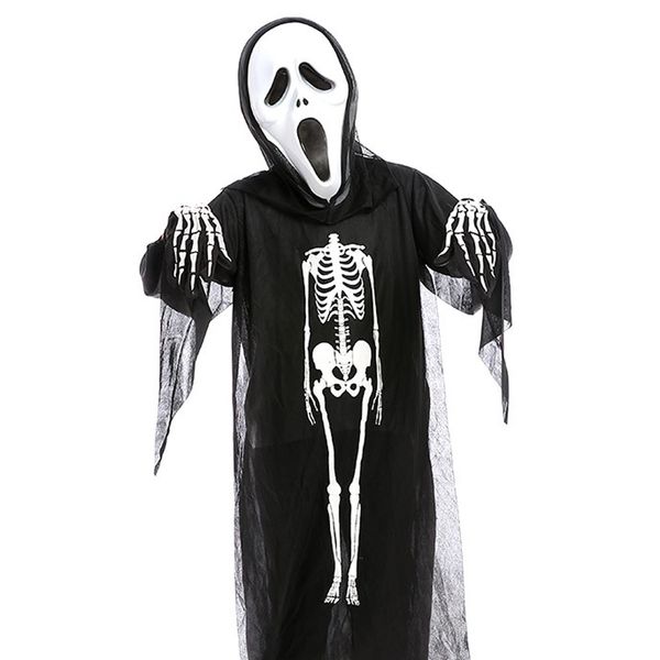 horror halloween skull skeleton demon ghost cosplay costume mask children kids carnival masquerade party black robes scary mask, Black;red
horror halloween skull skeleton demon ghost cosplay costume mask children kids carnival masquerade party black robes scary mask, Black;red
