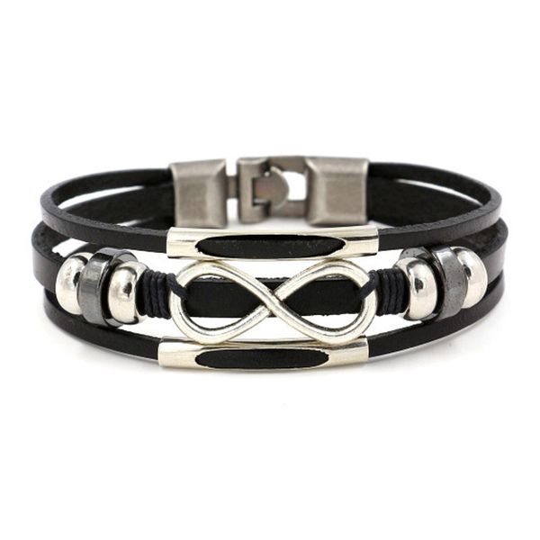 new fashion punk eight cross leather bangle bracelets jewelry for women men love charm ing, Golden;silver
new fashion punk eight cross leather bangle bracelets jewelry for women men love charm ing, Golden;silver