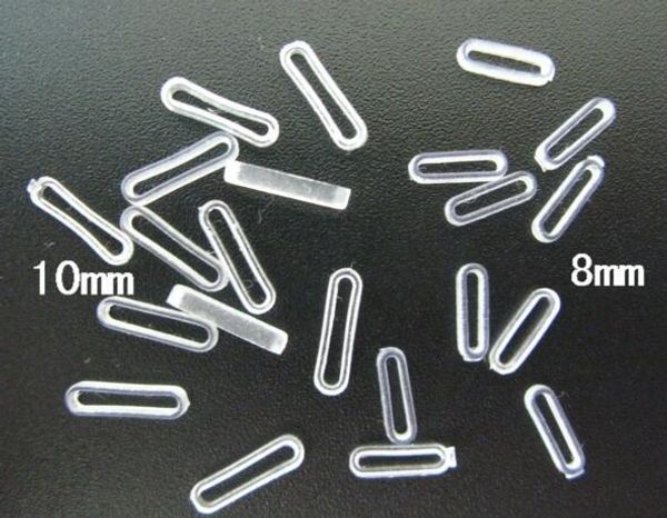 (8mm , 10mm) 100pcs/lot clear rubber ser, fix the slide letters and slide charms on the bracelet wristband, Silver
(8mm , 10mm) 100pcs/lot clear rubber ser, fix the slide letters and slide charms on the bracelet wristband, Silver