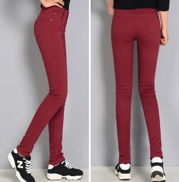 2017 winter women high waist pencil pants fleece warm trousers female black blue red femme velvet warm pants, Black;white
2017 winter women high waist pencil pants fleece warm trousers female black blue red femme velvet warm pants, Black;white