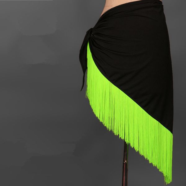 2017 new women latin dance skirt scarf fringed rumba triangular bandage lacing tassel new female skirt ballroom costume, Black;red
2017 new women latin dance skirt scarf fringed rumba triangular bandage lacing tassel new female skirt ballroom costume, Black;red