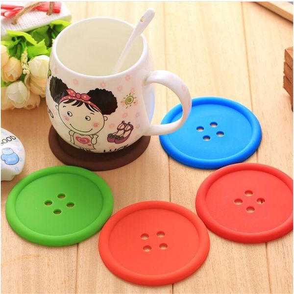 creative household supplies round silicone cup mat colorful button cup coasters cup cushion holder drink pads coffee pads
creative household supplies round silicone cup mat colorful button cup coasters cup cushion holder drink pads coffee pads