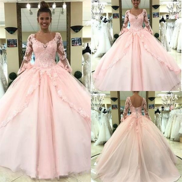 2018 новый розовый quinceanera платья бальное платье v шеи аппликация sheer с длинным рукавом 16 девушки пром платья vestido де 15 anos инди, Blue;red
2018 новый розовый quinceanera платья бальное платье v шеи аппликация sheer с длинным рукавом 16 девушки пром платья vestido де 15 anos инди, Blue;red