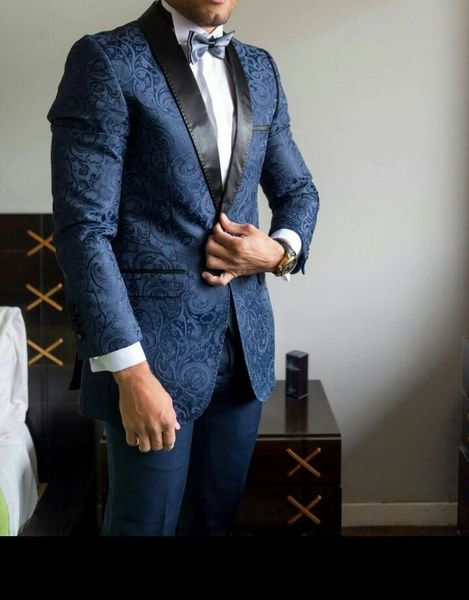 new fashion shawl lapel one button blue paisley groom tuxedos groomsmen blazer mens business formal prom party suits(jacket+pants+tie) no:12, Black;gray
new fashion shawl lapel one button blue paisley groom tuxedos groomsmen blazer mens business formal prom party suits(jacket+pants+tie) no:12, Black;gray